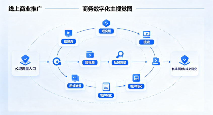 商州市线上商业推广怎么做？全域流量闭环搭建与低成本转化实战指南